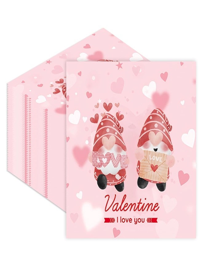 HiEnjoin 50 Pack Valentine's Napkins, Disposable Pink Cocktail Napkins for Valentine's Party Supplies Weddings Anniversaries Table Decor - Image 1